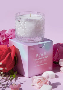 FLWR Candle 100g- Sugared Rose